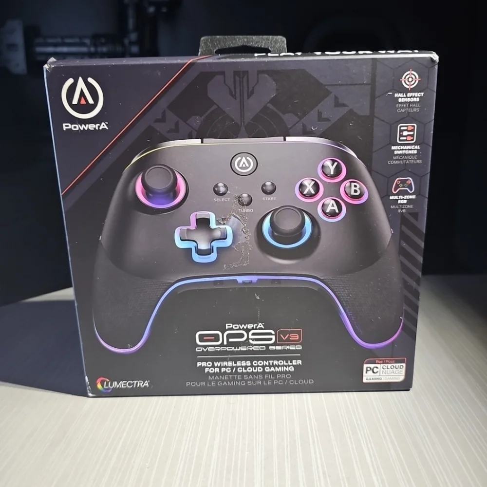 PowerA OPS v3 Pro Wireless Controller‎ for PC and Cloud Gaming NEW (Open Box)